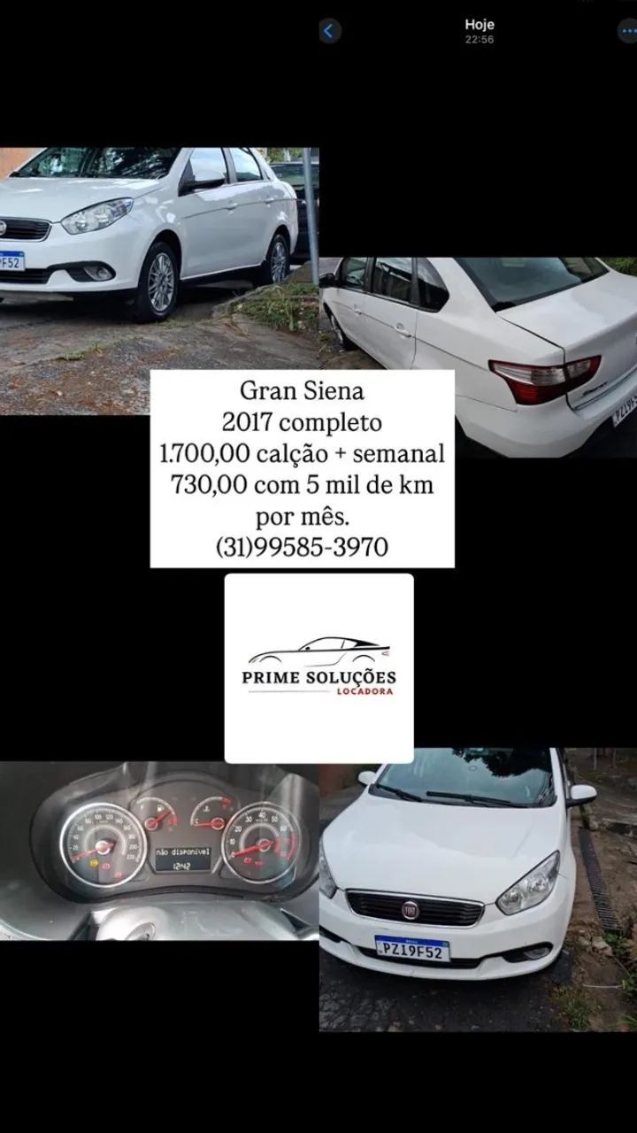 Aluguel Fiat Siena 2018