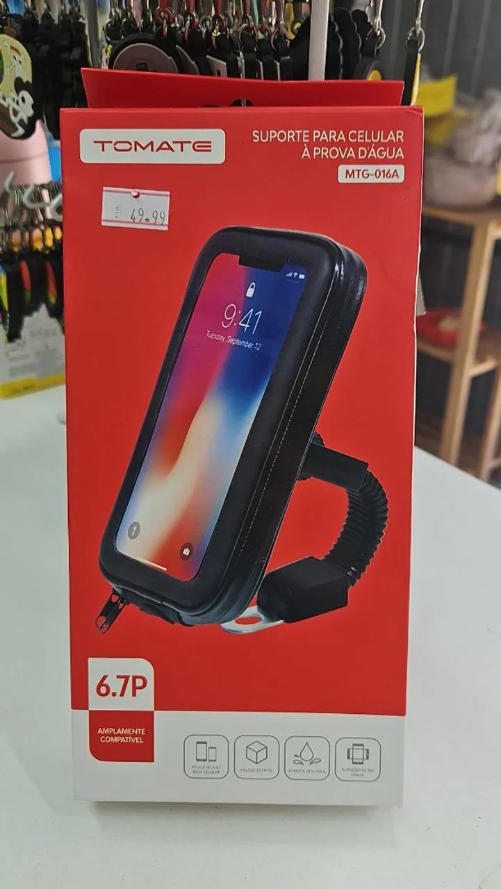 Suporte moto impermeável 
