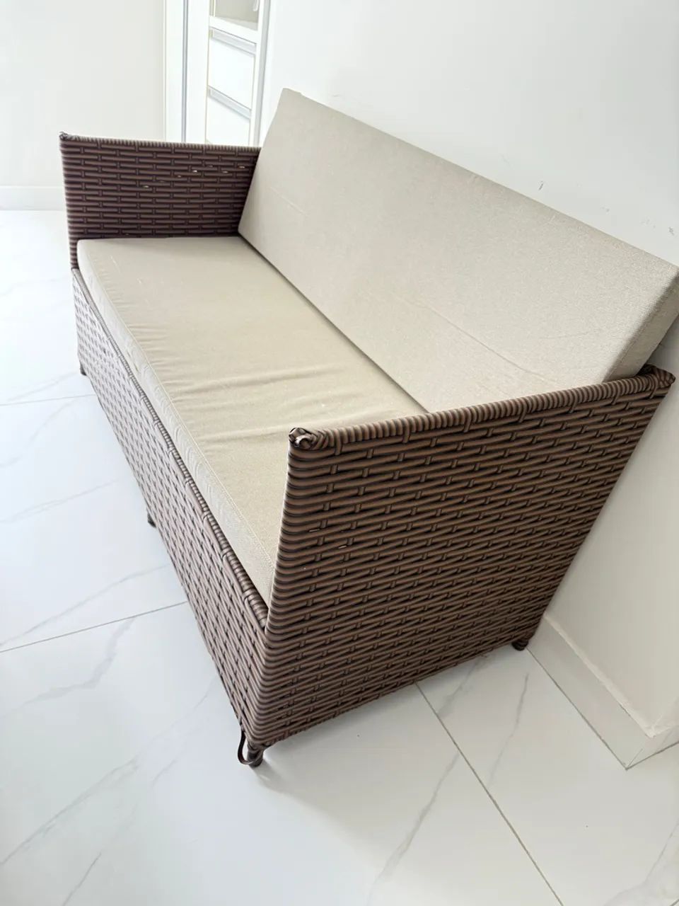 Sofá de Rattan para área externa - Foto 4