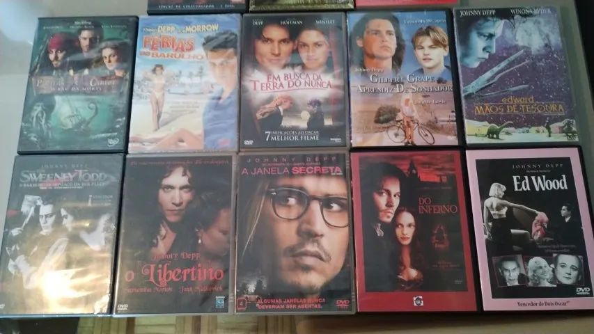 Coleção Dvds Johnny Depp