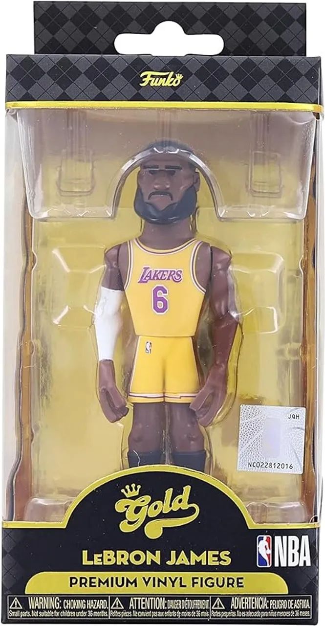 Funko Gold Nba Lebron James Los Angeles Lakers - Foto 2