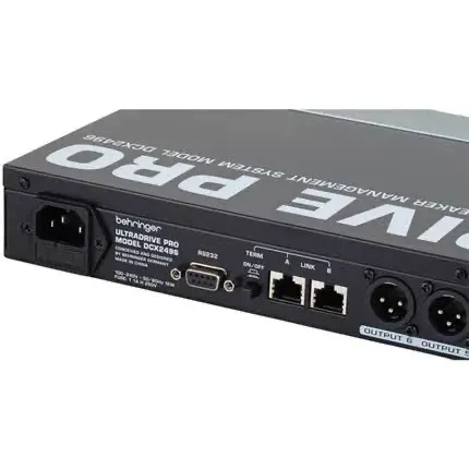 Processador Behringer Ultracurve Pro DCX2496 - Speaker Management