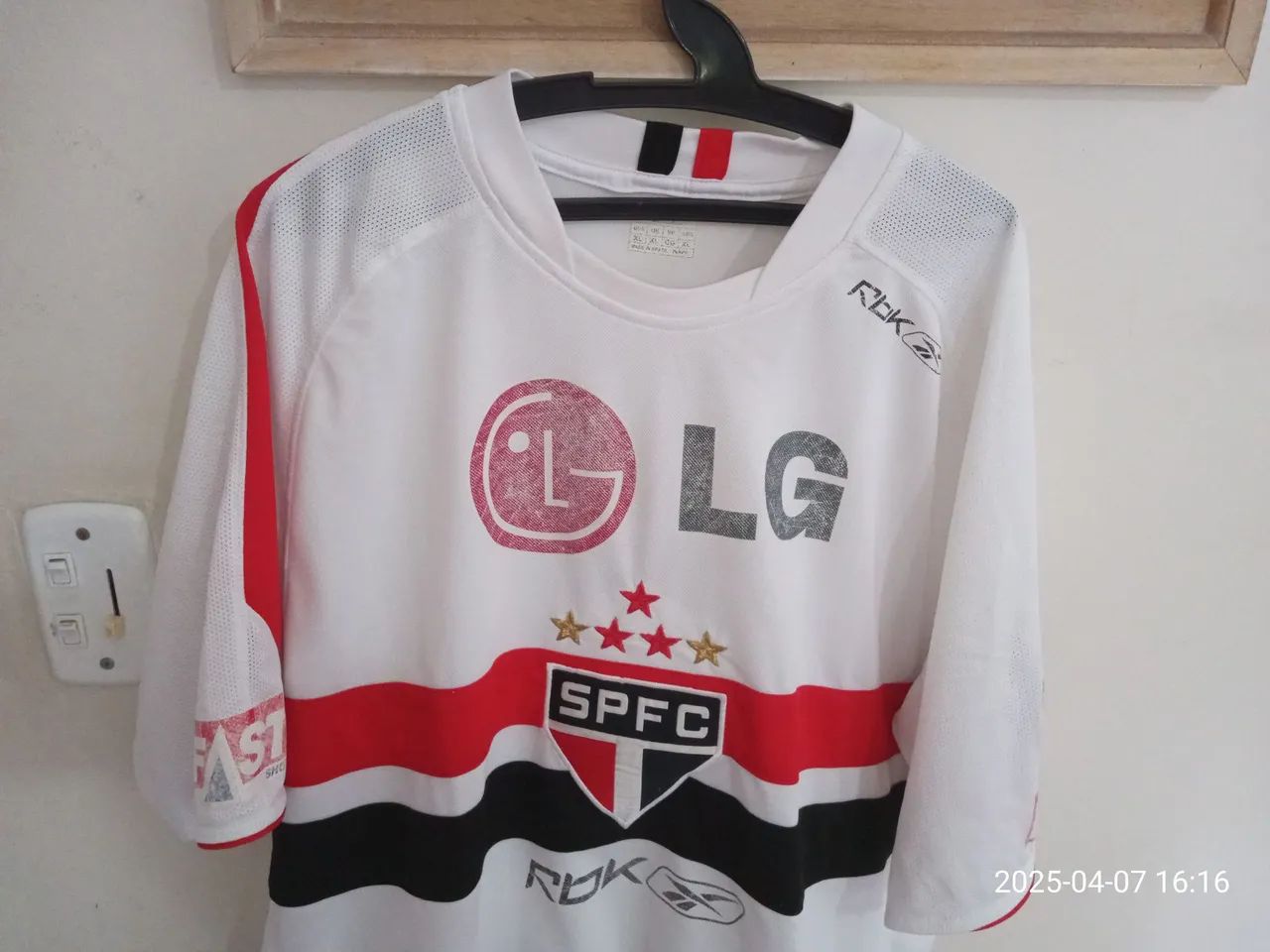 Camisa São Paulo -  LG - Reebok - Tamanho M