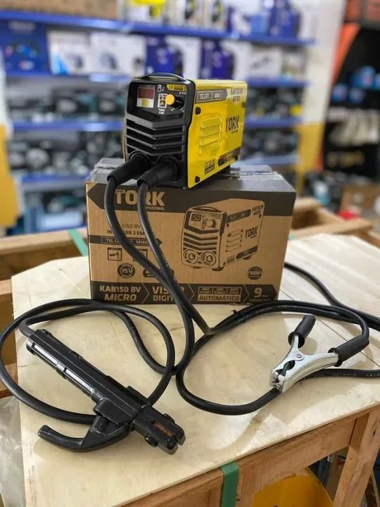 Máquina Inversora de solda profissional 150amp kab150 - Tork(Loja)