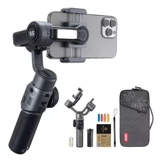 Estabilizador Gimbal Zhiyun Smooth 5s Combo Seminovo Completo