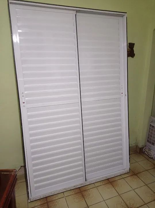 Porta de Alumínio Balcão de correr lateral 2 folhas - Foto 5