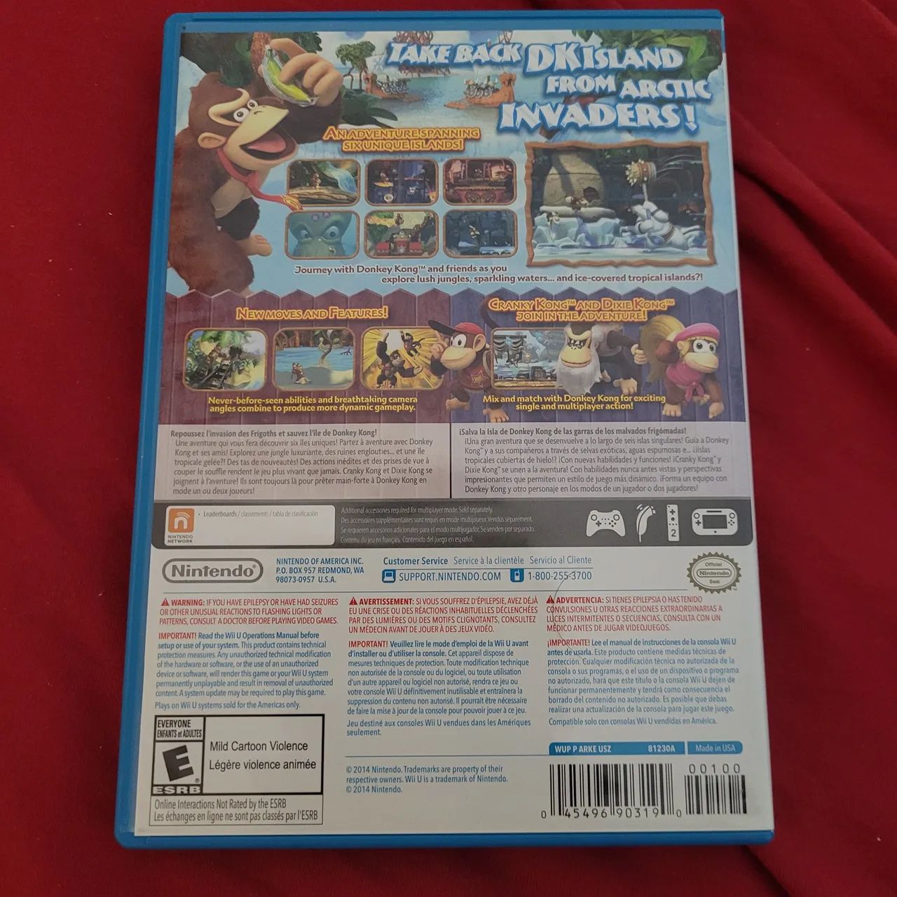 Donkey Kong Country Tropical Freeze - Wii U - Usado - Foto 2