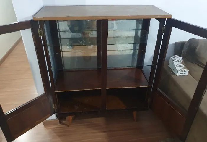 Cristaleira Vintage Anos 50 Para Reforma - Foto 5