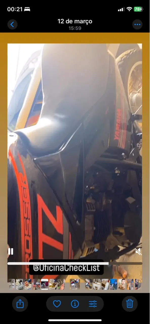 Vende-se moto crosser
