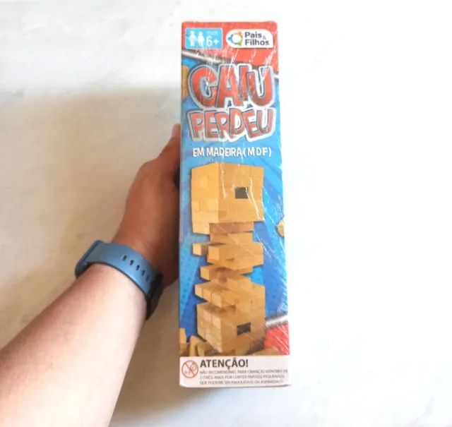 Jogo Caiu Perdeu em MDF Pais e Filhos