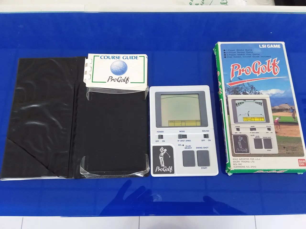 Antigo mini game Pro Golf Bandai 1984 na caixa conservado 