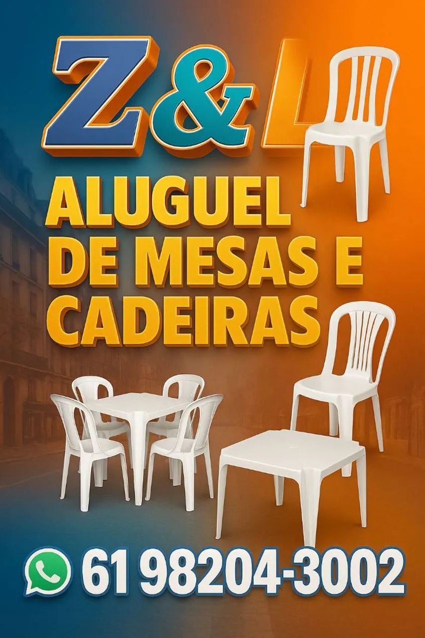 Aluguel de Mesas e Cadeiras - Z&L