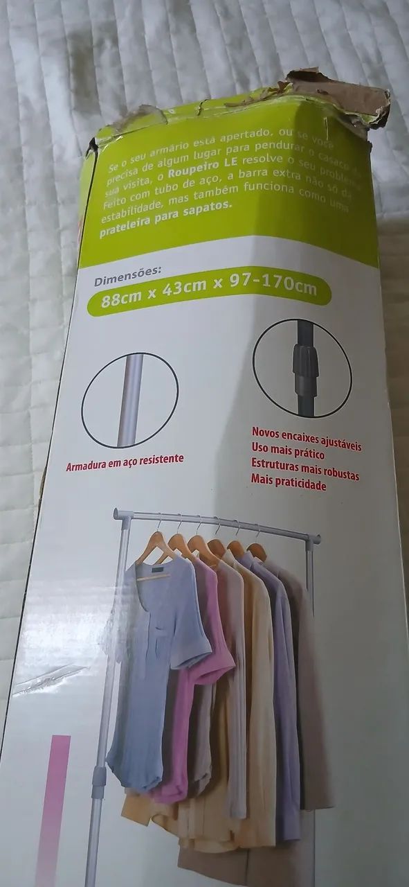 Roupeiro com Sapateira Ajustável  - Foto 3