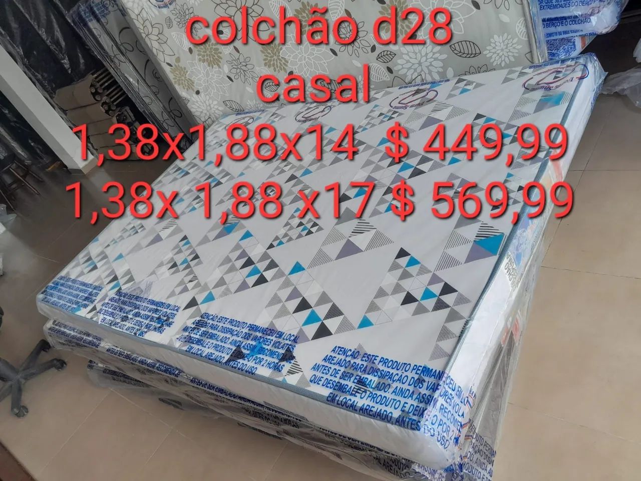 Colchão de casal novo apartir de 289,99 reais em até 10x sem juros no cartão  - Foto 3