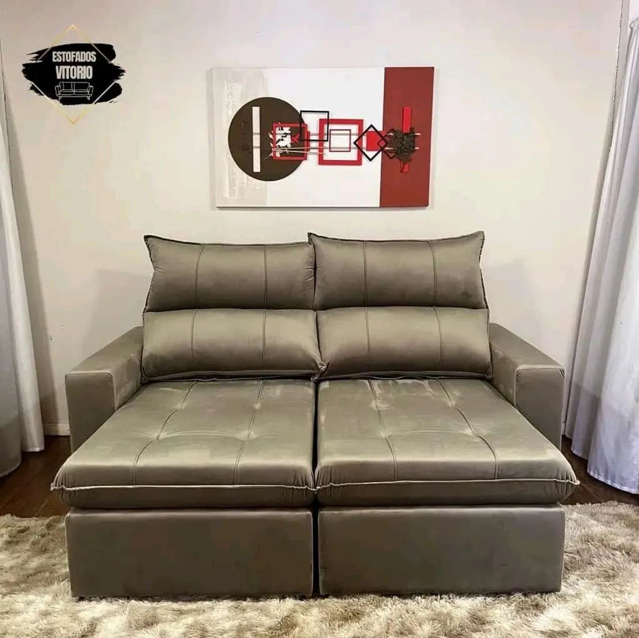 Sofá Cama Retrátil e reclináveis. 