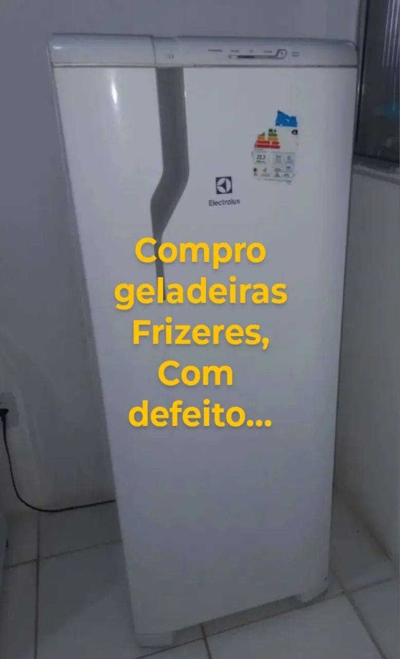 Geladeira Electrolux com defeito