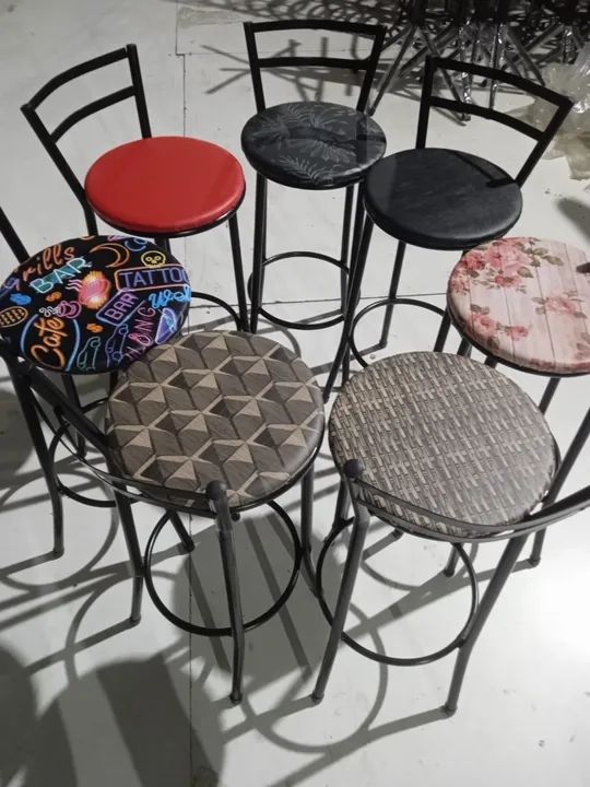 Banqueta alta de aço  - Foto 2
