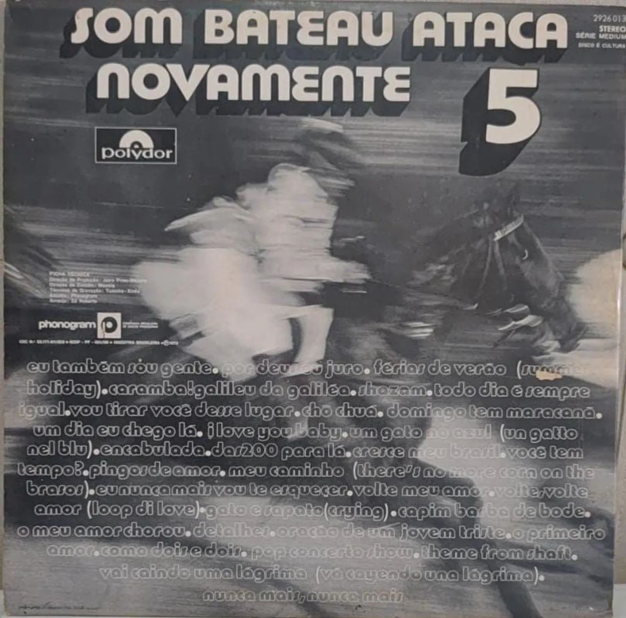 Som Bateau Ataca Novamente - LP - Foto 2
