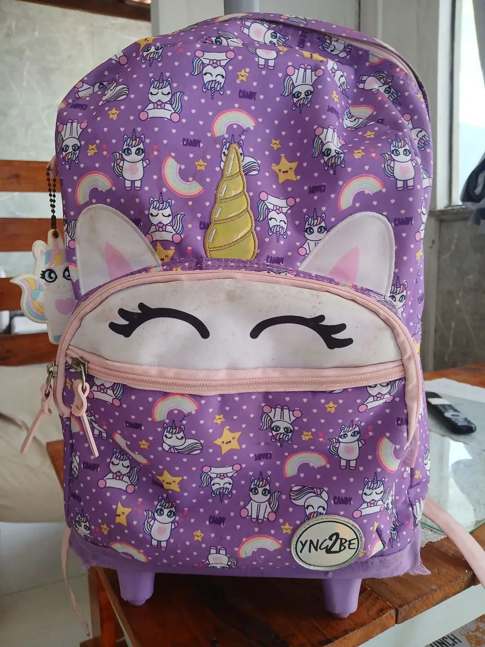 Kit Mochila de Rodinhas e lancheira - Foto 4