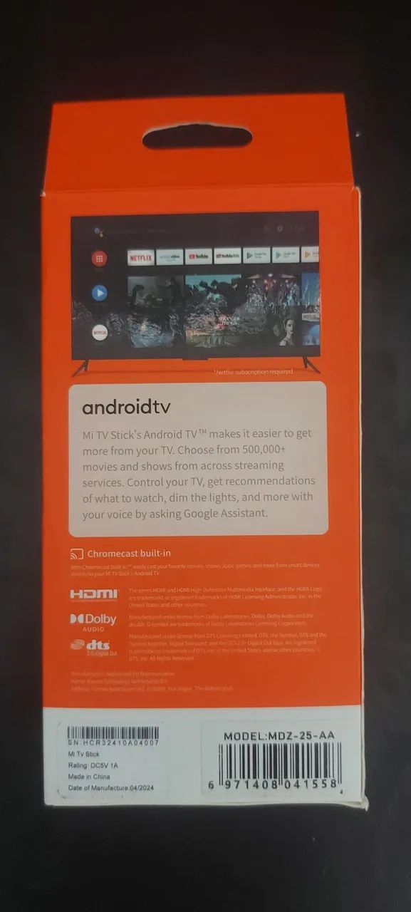 Xiaomi Mi TV Stick - Novo - Foto 3