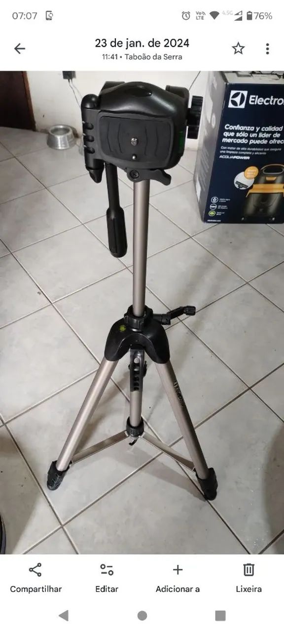 Tripé (filmadora ou máquina fotográfica) WT3770