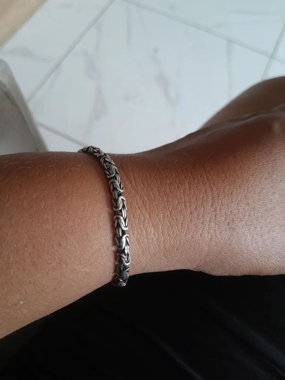 Pulseira Masculina em Prata