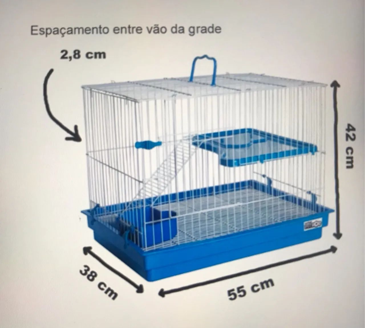 Gaiola para Coelho, porquinho da Índia, chinchila  - Foto 3