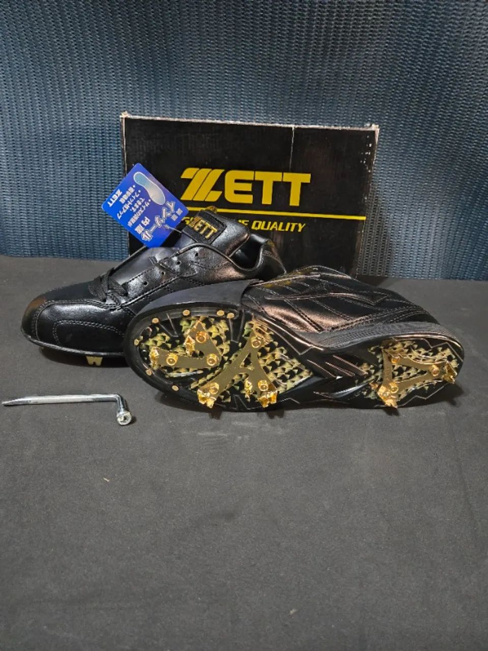 Chuteira ZETT BSR 2222 - Metal Spike - Original Japão - Nº 36 BR - Foto 6