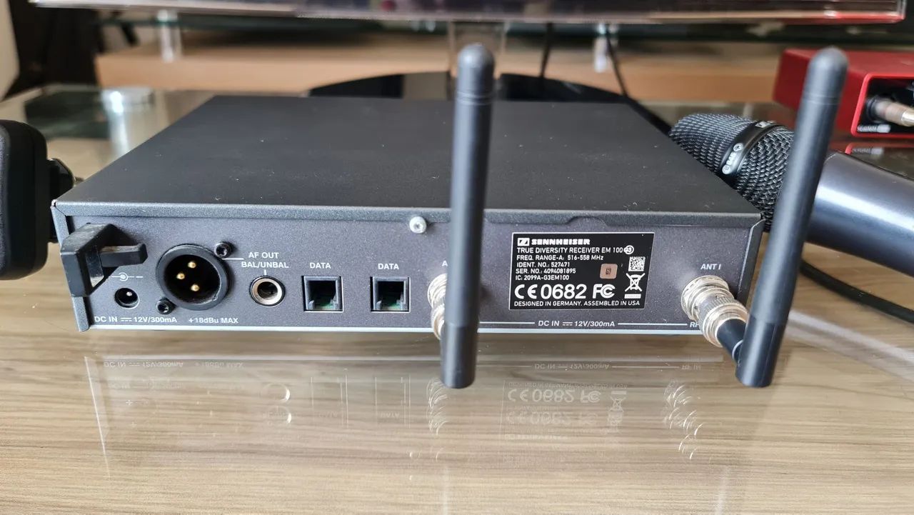 Microfone Sennheiser EW100 G3 + Receptor - Instrumentos musicais