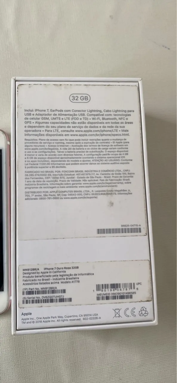 Vendo IPHONE 7 Rosa 32GB