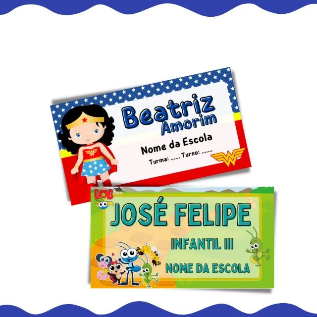 Etiqueta escolar - Foto 6