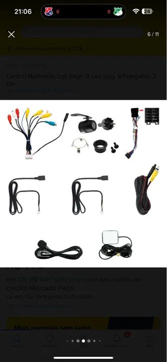 Central Multimídia Adak 2gb 64gb Android 14 - Foto 5