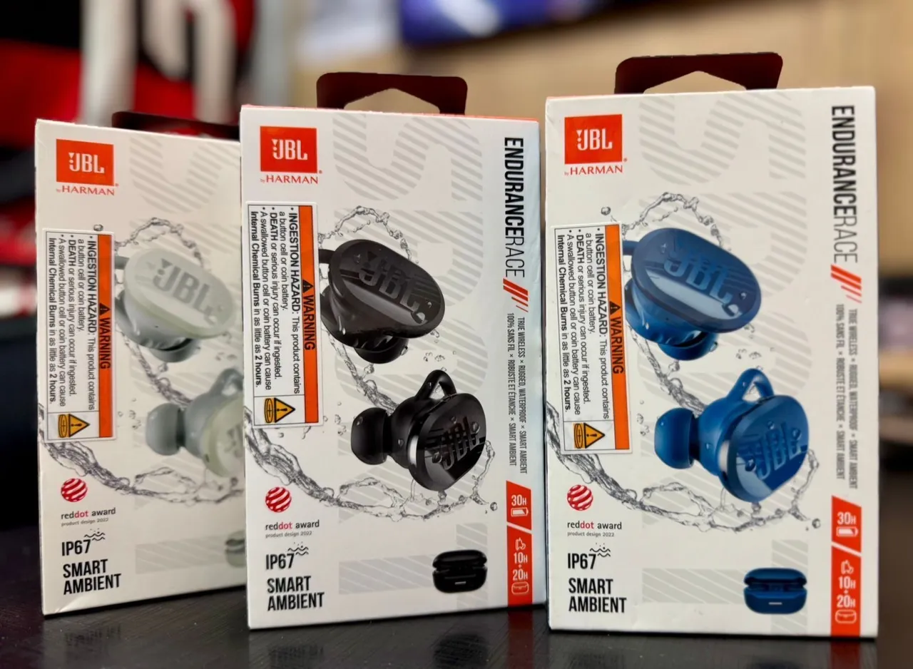 Fone de Ouvido JBL Endurance Race - Novo - IP67