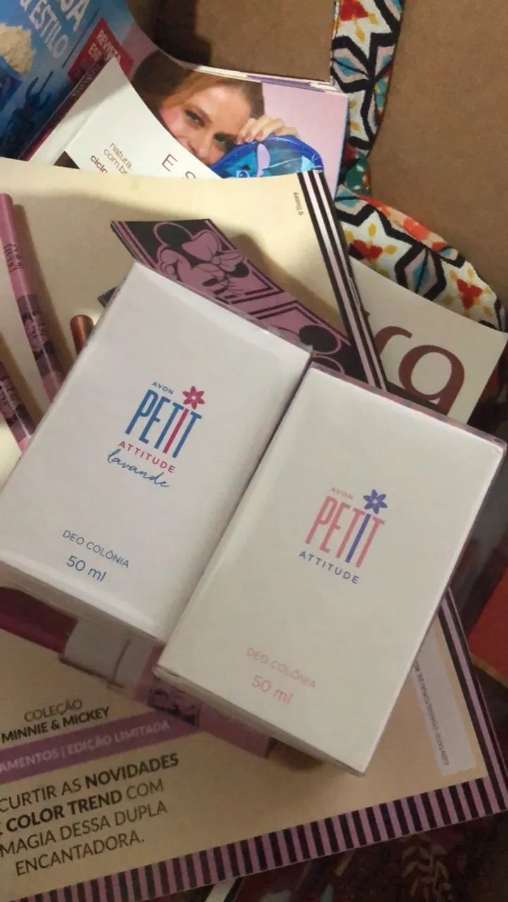 Avon Petit Attitude Lavande e Attitude - 2 Deo Colônias 50ml