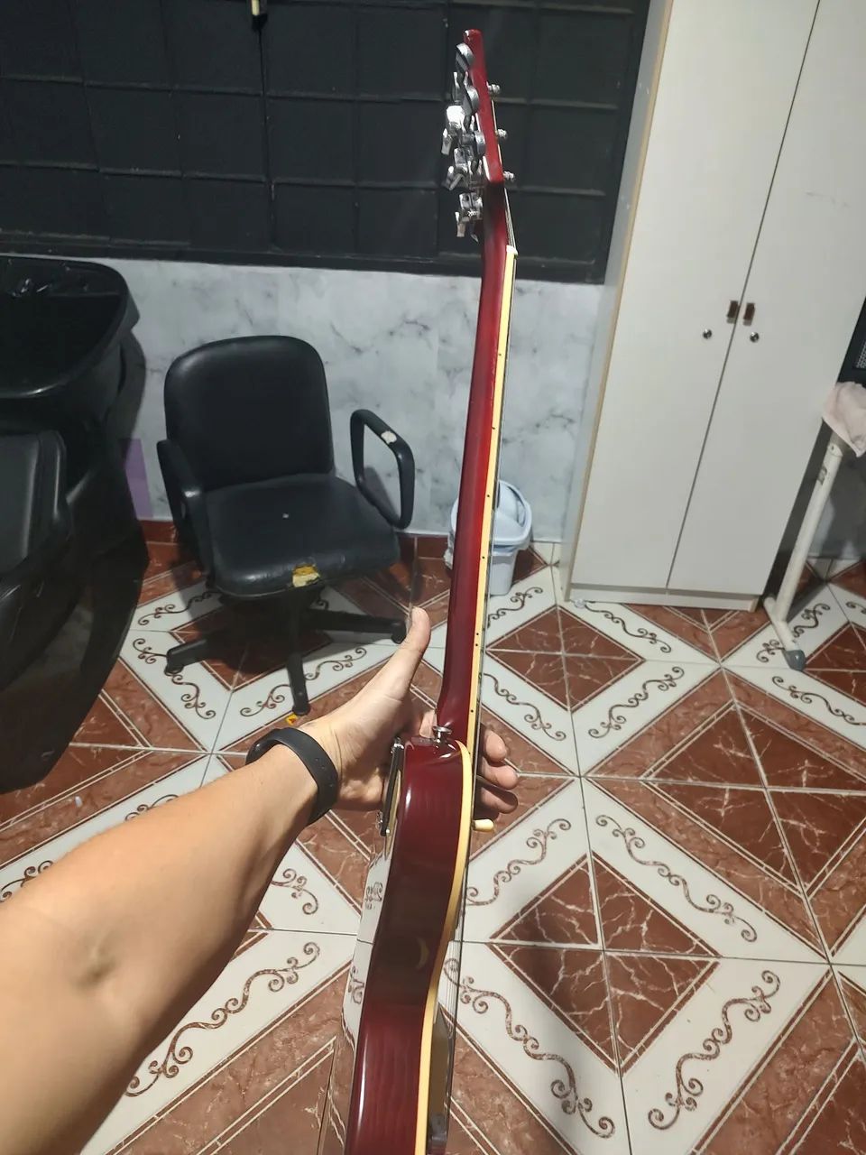 Guitarra Elétrica les paul Gold - Foto 4