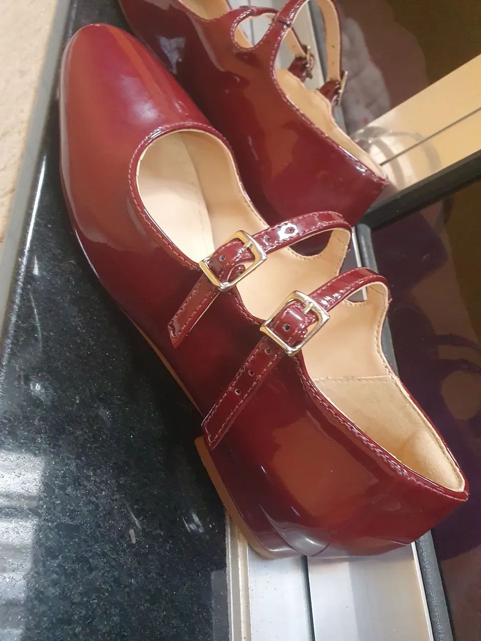 Sapatilha marsala - Foto 3