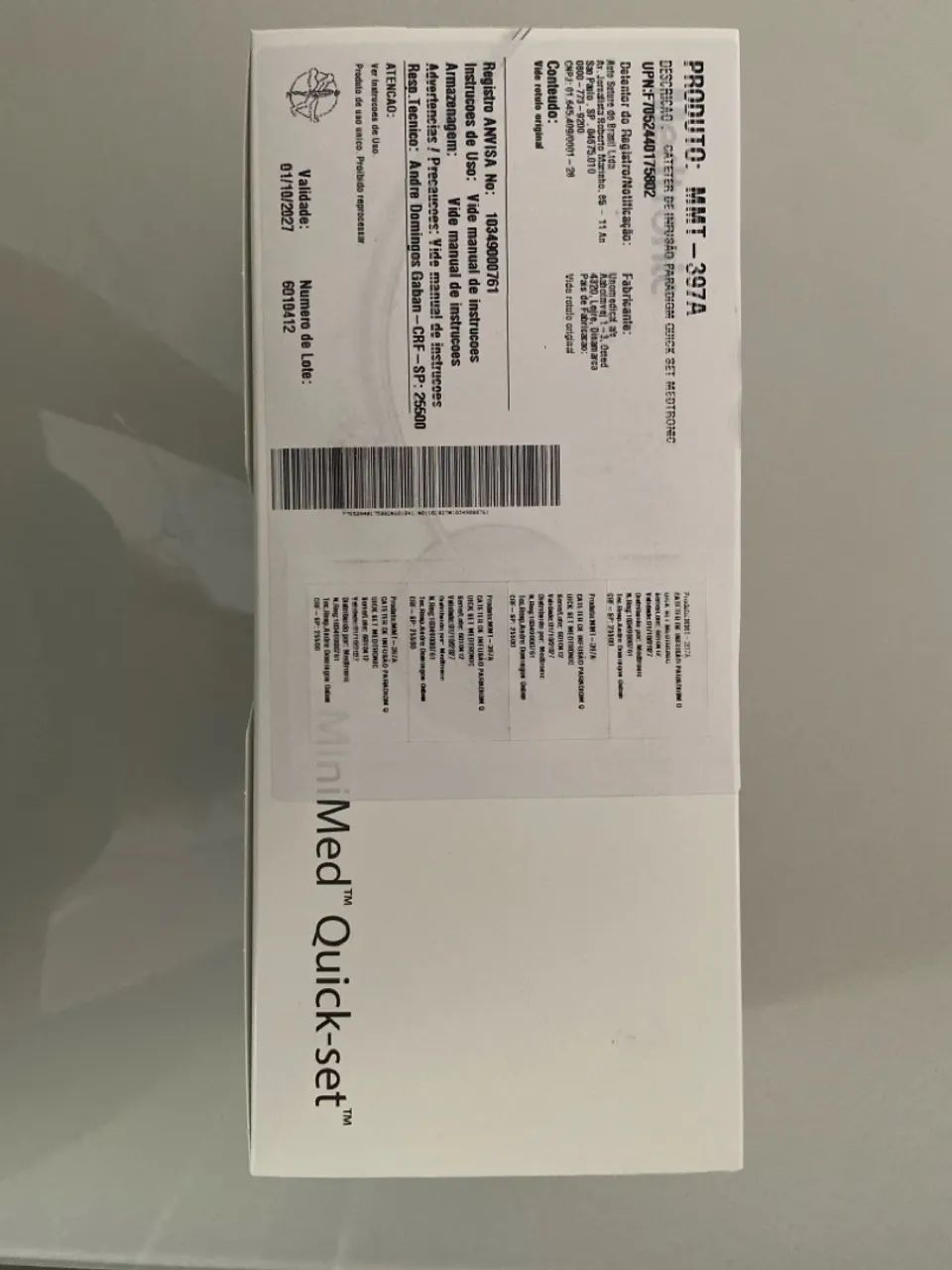 Vendo Cateter de infusão- MMT- 397A- caixa 