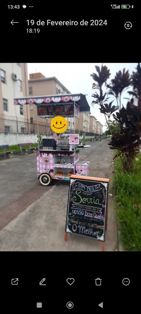 Carrinho Food Kombi para venda de Pastel, Salgados e Batatas Completo? - Foto 2