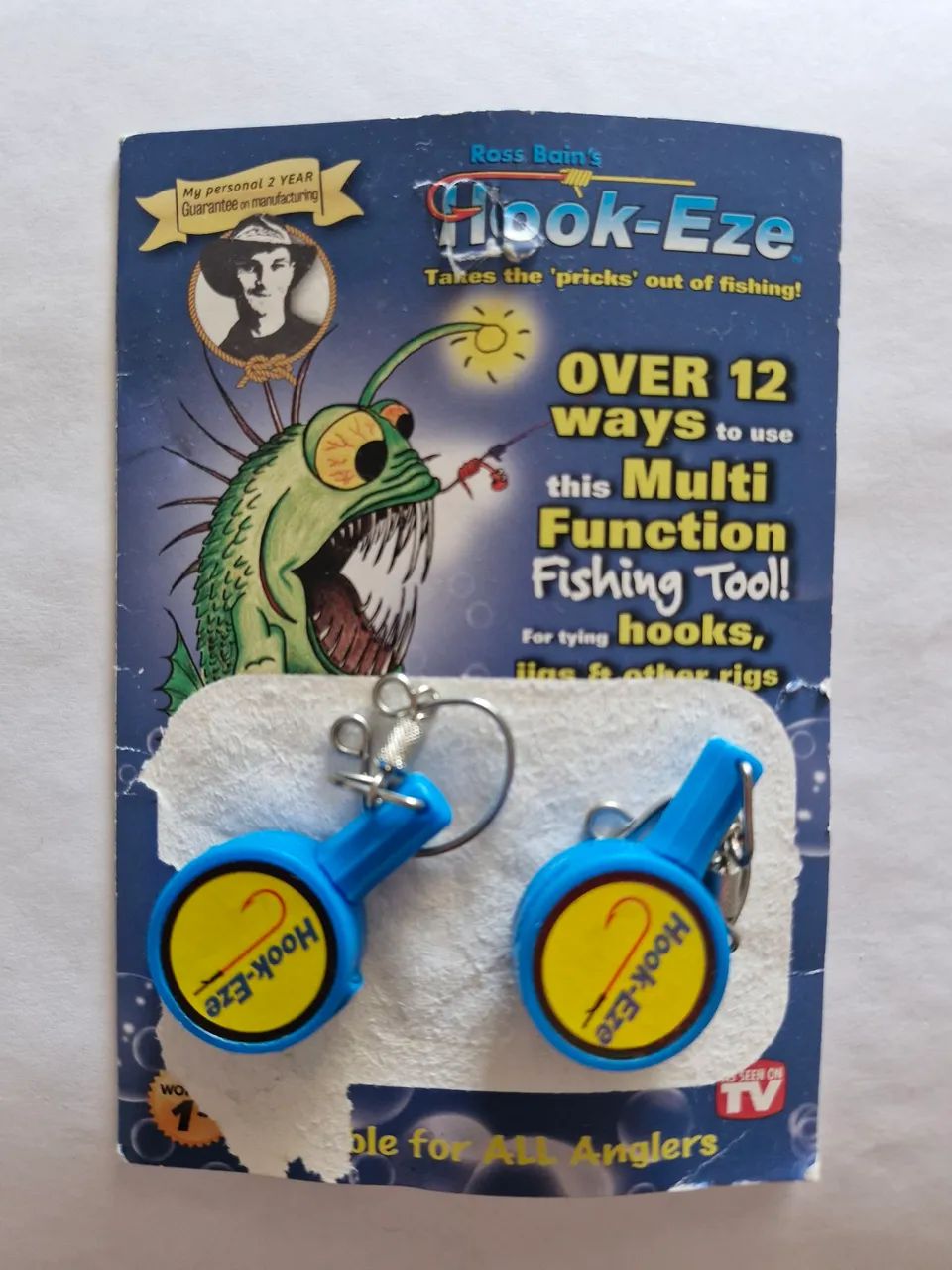 HOOK-EZE Ferramenta de amarração de nó de equipamento de pesca