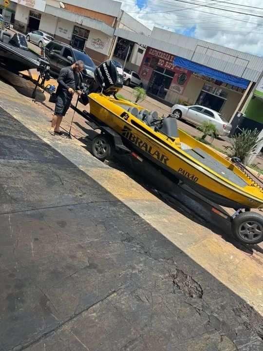 Barco de Pesca - fibra lar  PaiXão 75