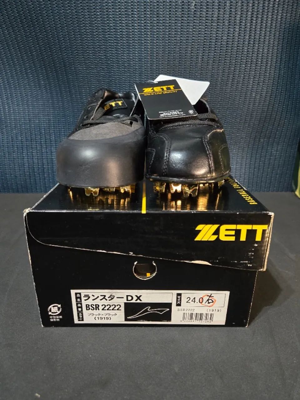 Chuteira ZETT BSR 2222 - Metal Spike - Original Japão - Nº 36 BR