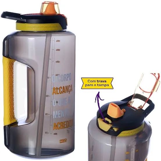 Produto NOVO - Garrafa de Água Fitness com design moderno e prático