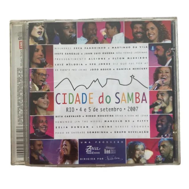 CD Cidade do Samba Coletânea 2007 Original - Físico