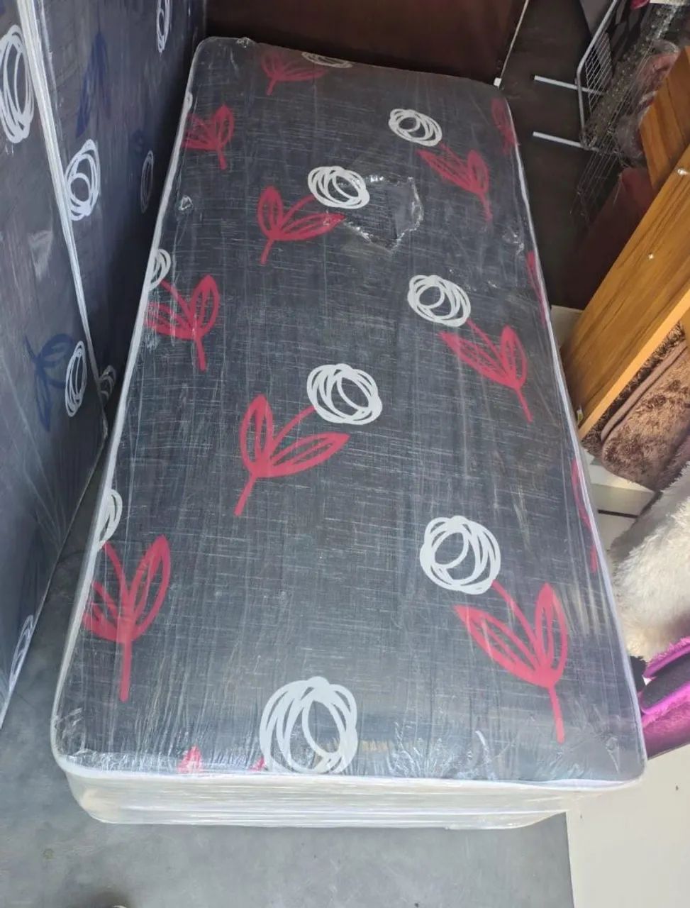 Cama Box Solteiro Mola Ensacada - Nova (ENTREGA GRÁTIS) - Foto 2