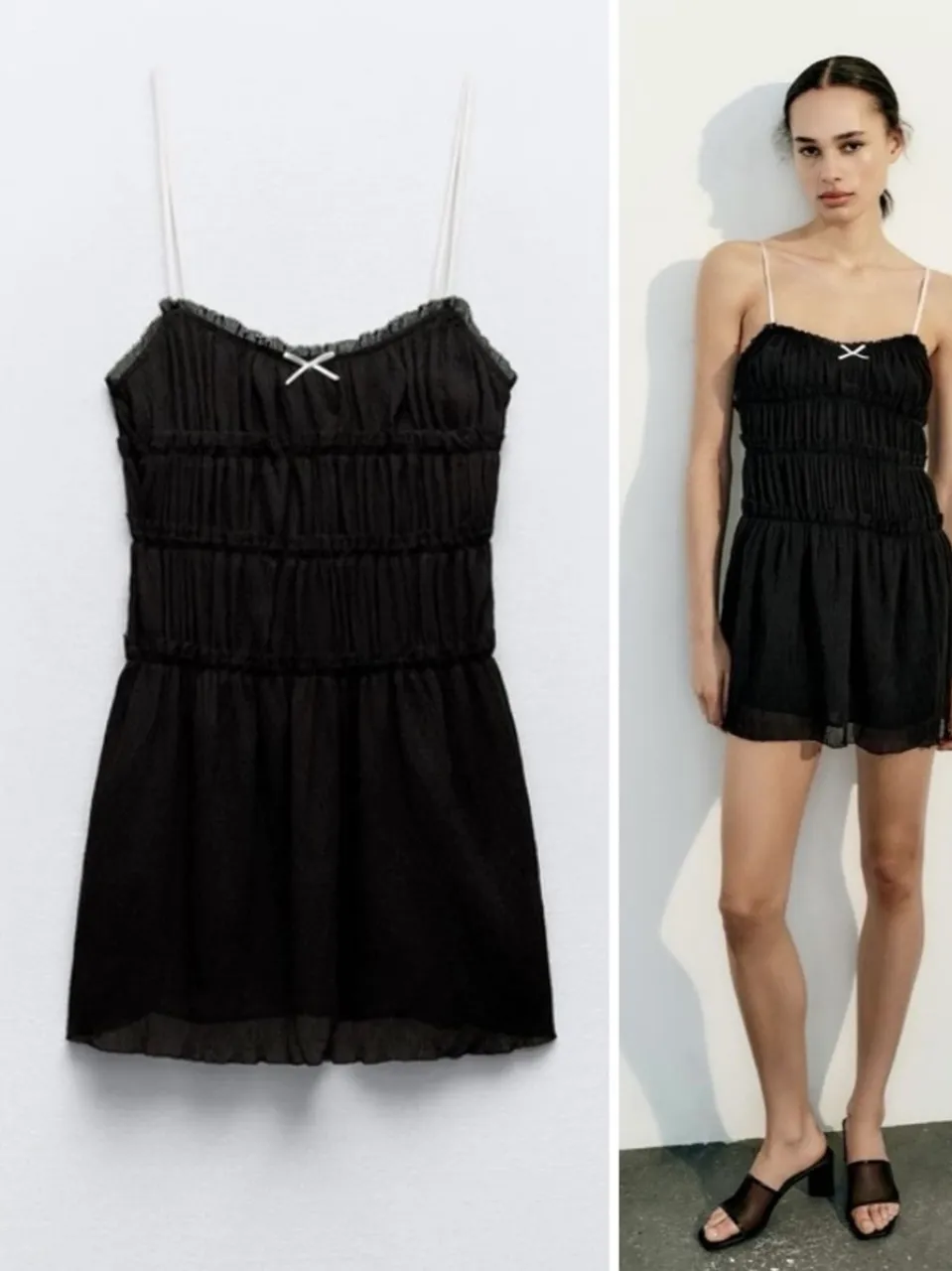 Vestido Preto com Detalhes Delicados - Elegância Feminina