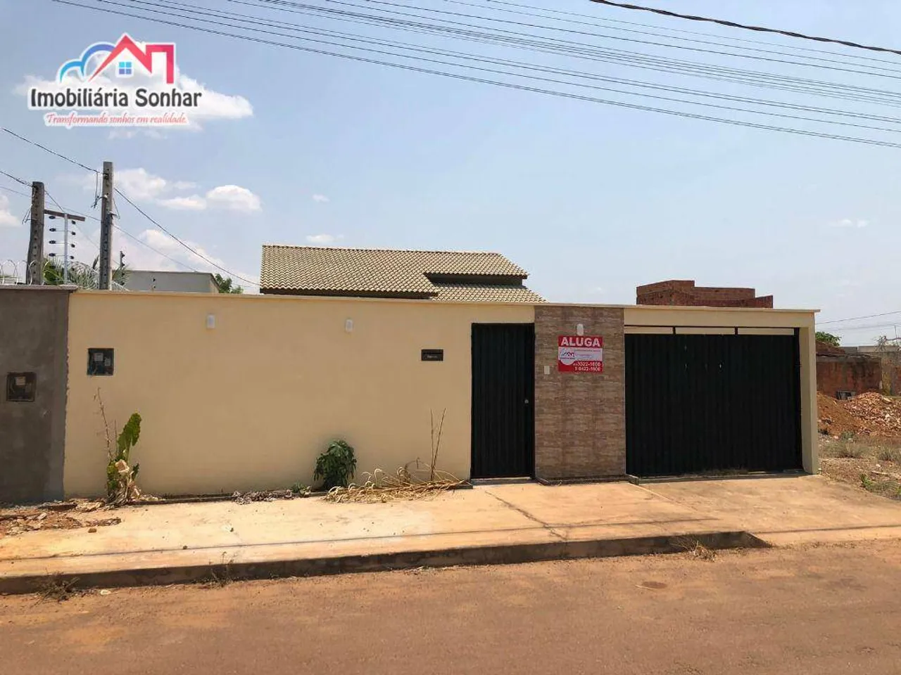Casa com 2 dormitórios para alugar, 48 m² por R$ 1.650,00/mês - Luzimangues - Porto Nacion