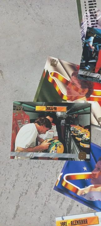 Cartão Colecionável Ayrton Senna - Perfil de um Herói - Hobbies e