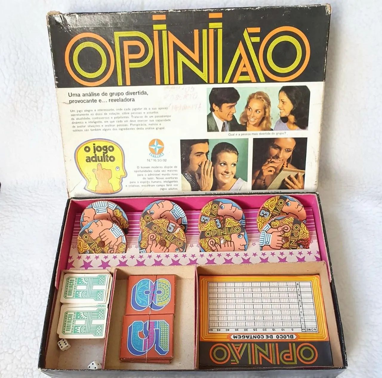 Jogo Opinião da Estrela dos anos 70