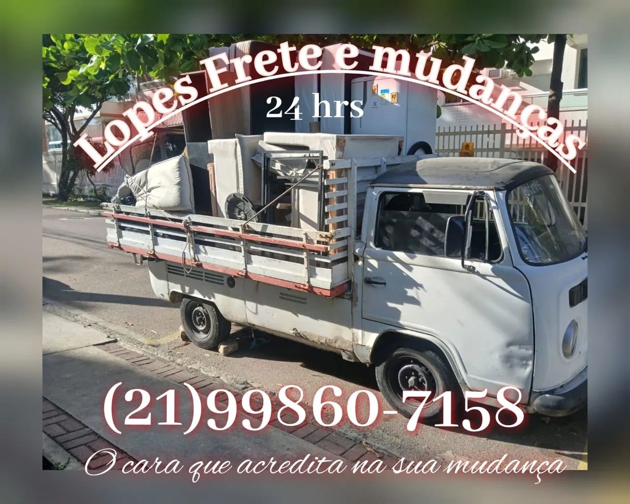 Frete,  entulhos e mudanças 