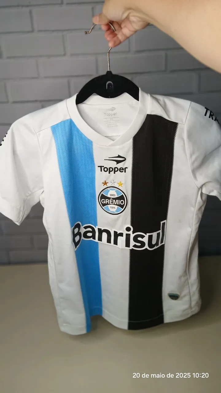 Camisa Grêmio Infantil Topper Tamanho: 12